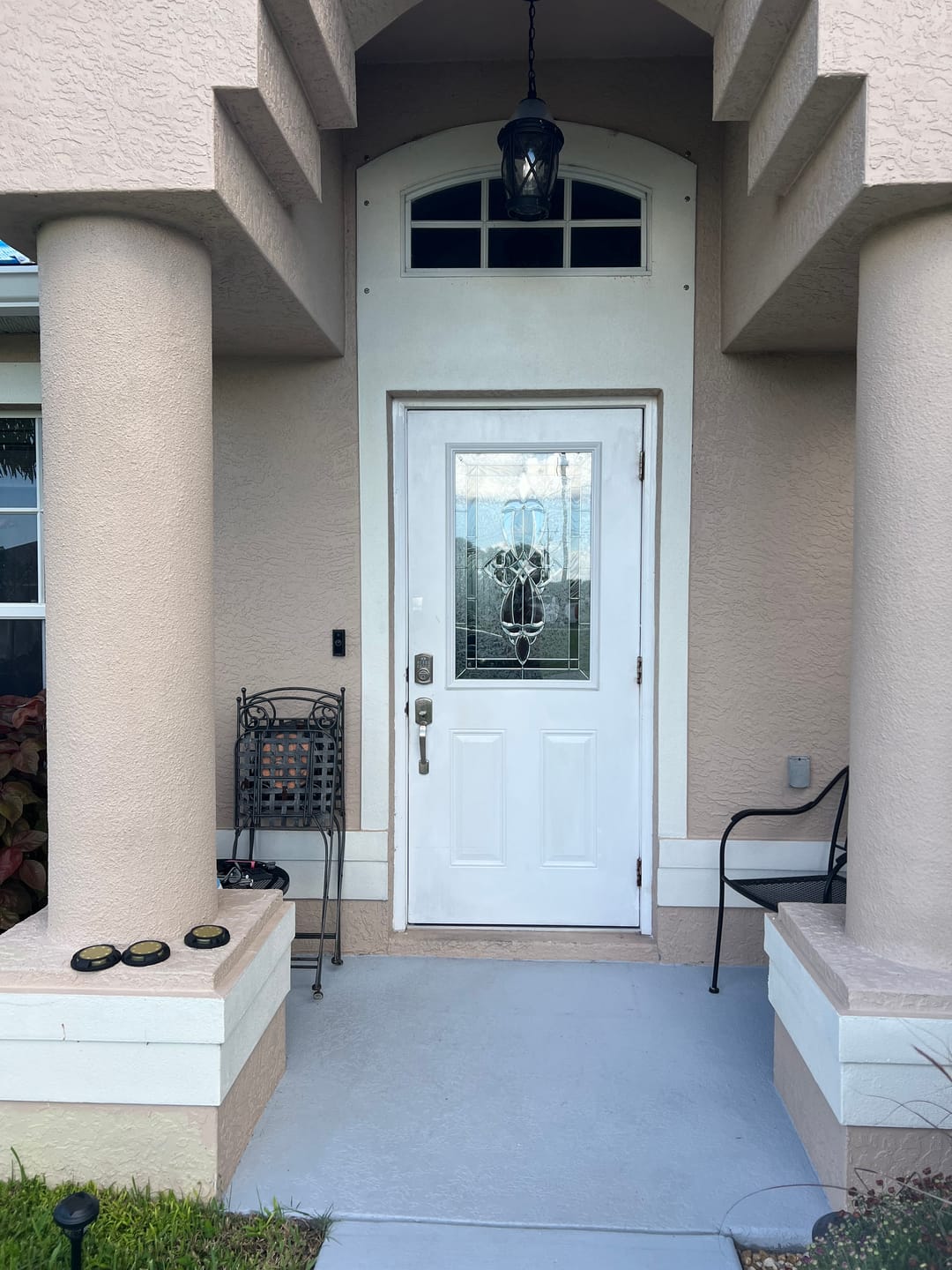 Customer photo review of Wexford Glass and Frame Kit (Half Lite 24" x 38" Frame Size)