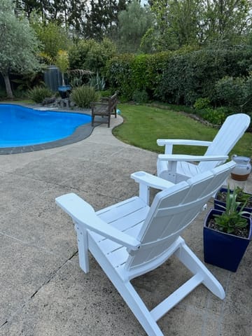 Customer photo review of Alpine Adirondack Chair - Twin Pack