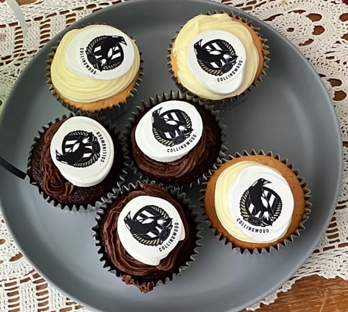 Customer photo review of Collingwood Magpies AFL Club - Edible Icing Images