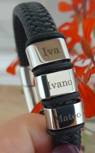 Customer photo review of Moška Zapestnica: Viking