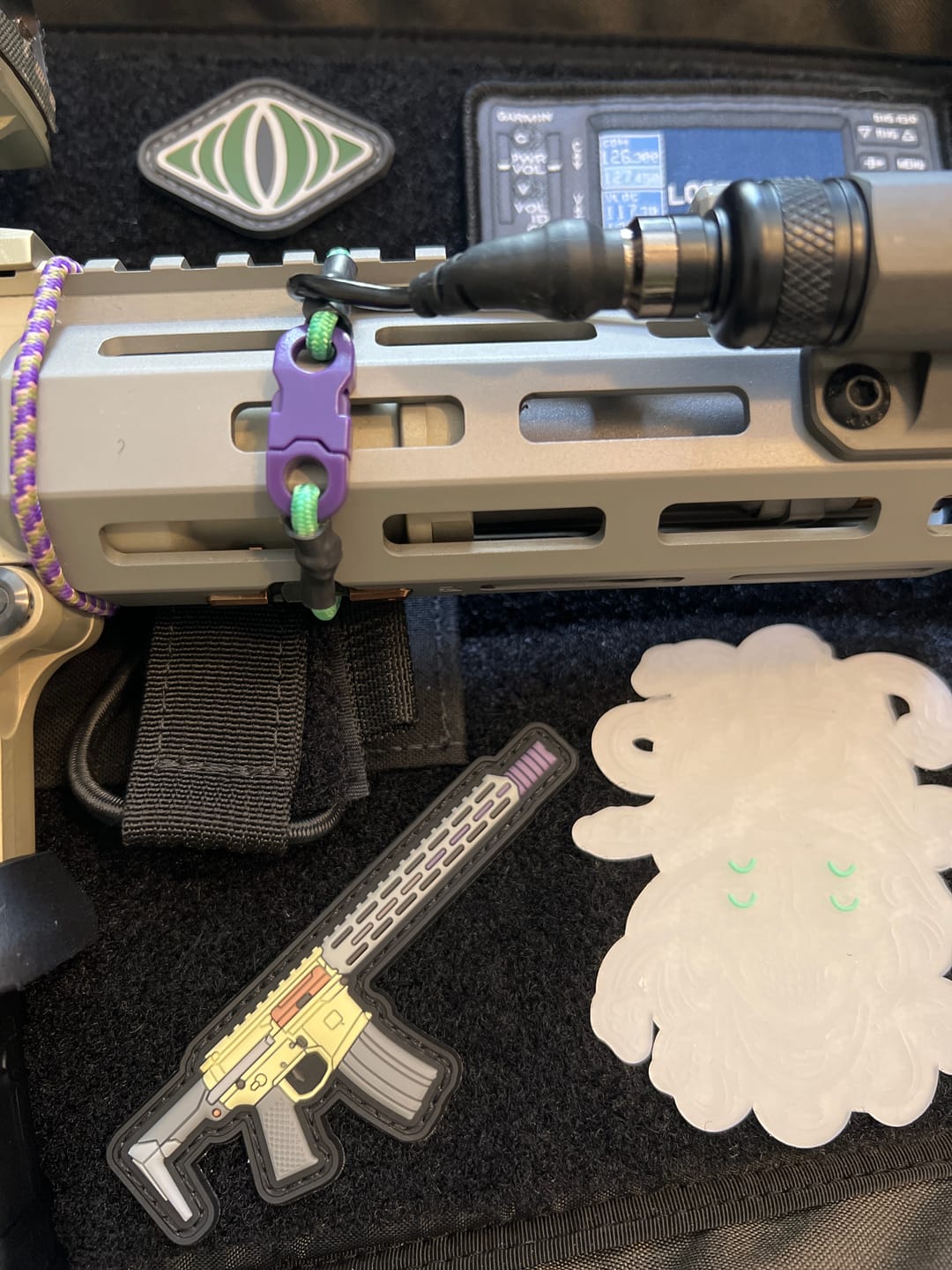 Customer photo review of Q Honey Badger Patch