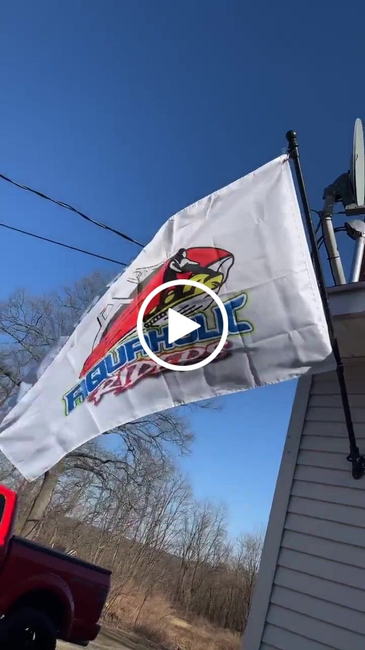 Customer video review of Custom Standard Flags