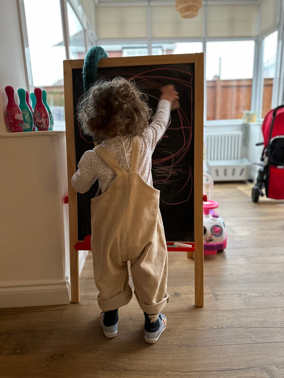 Customer photo review of Esme Overalls