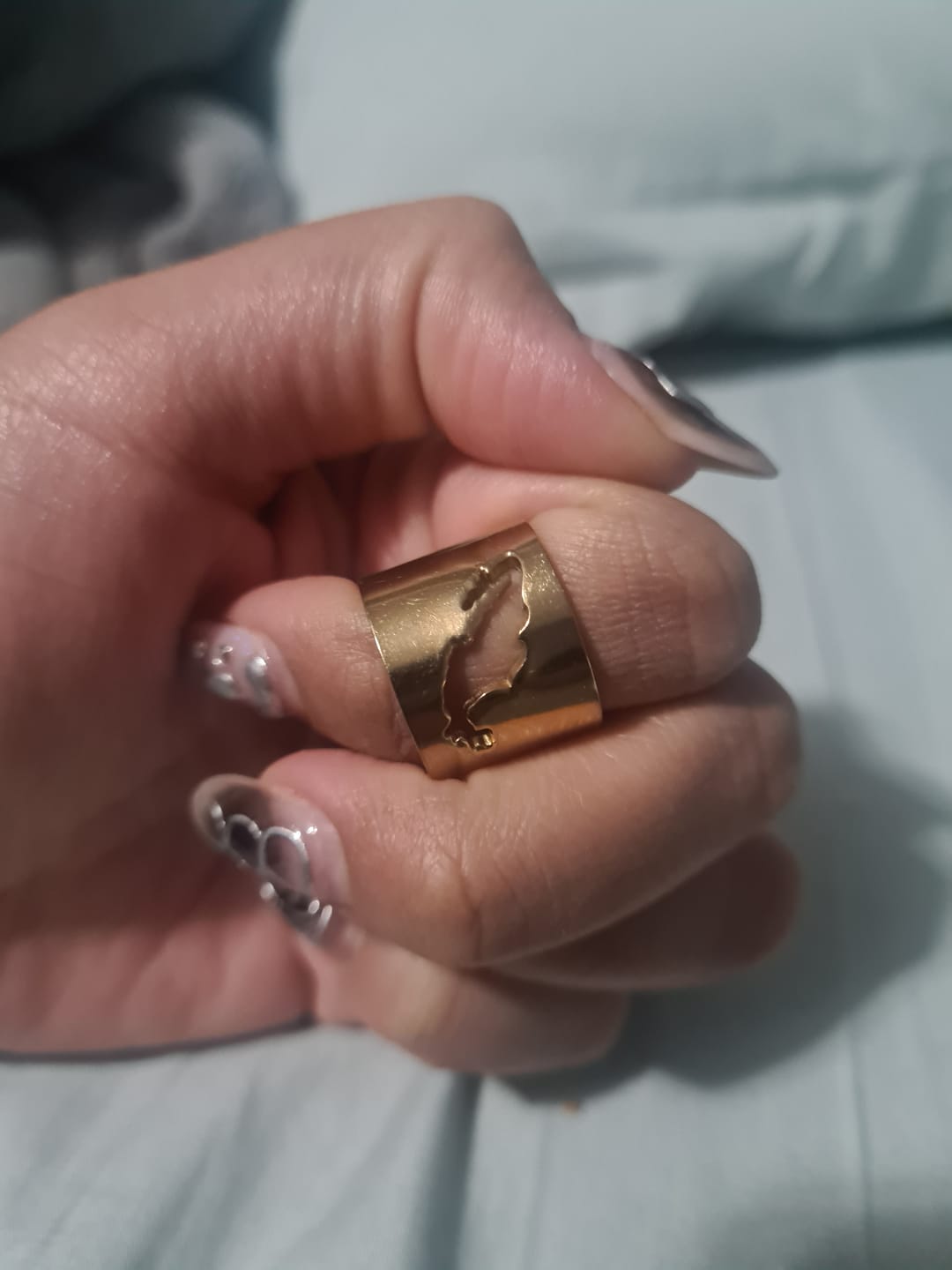 Customer photo review of Anillo México Querido