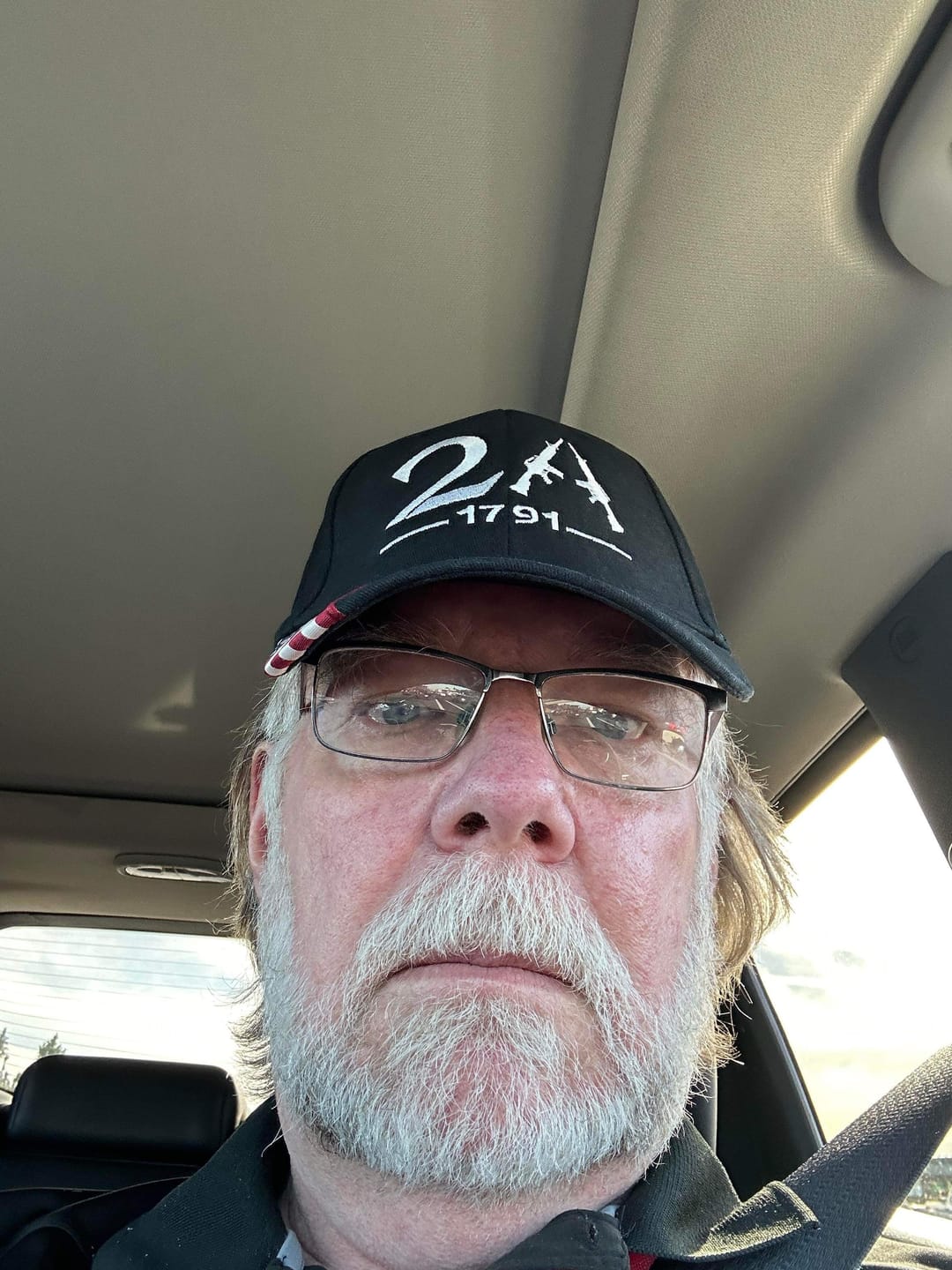 Customer photo review of 2nd Amendment 2A Limited Edition Black Embroidered Hat