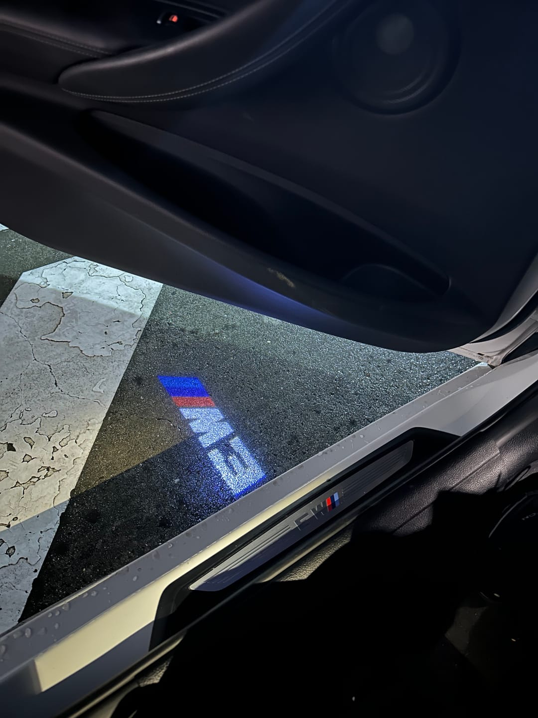 Customer photo review of EuroLuxe BMW LED Car Door Welcome Logo Shadow Lights | E/F Chassis