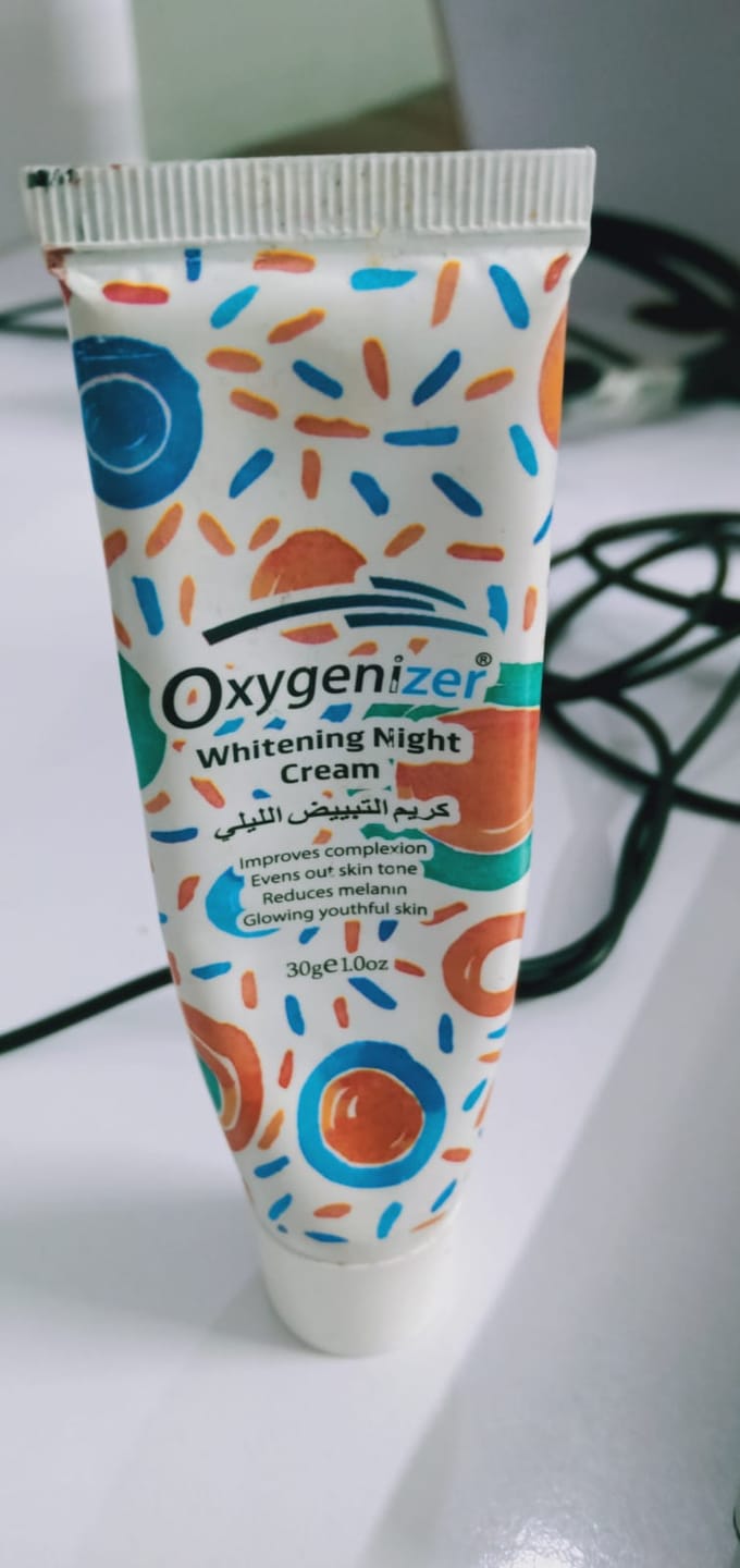 Customer photo review of Cream For Skin Whitening – Oxygenizer