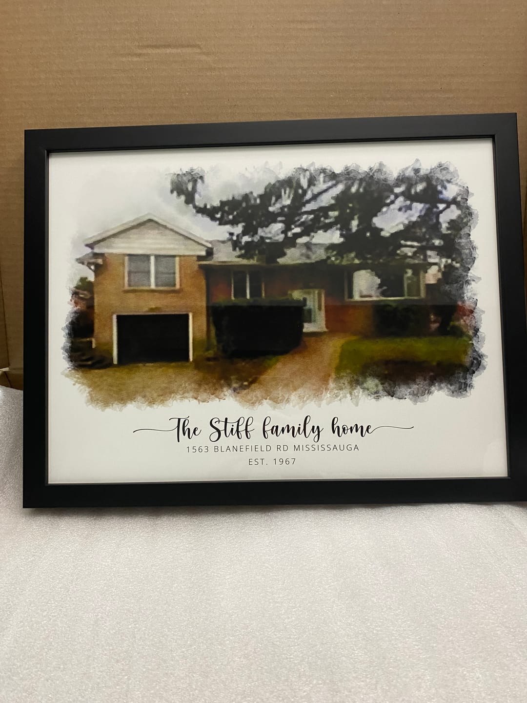 Customer photo review of Custom House Portrait