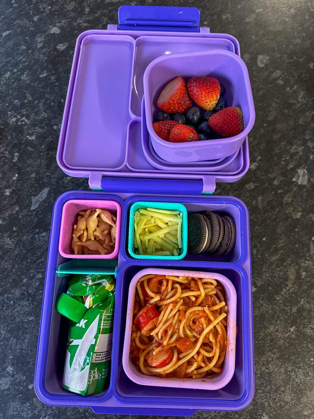 Customer photo review of The Zero Waste People Snack Container - Lilac