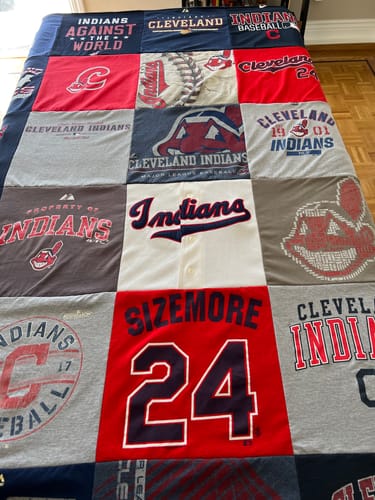 Customer photo review of Classic T-Shirt Blanket