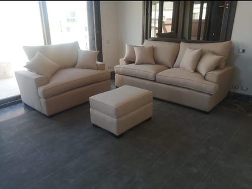 Customer photo review of طقم أنتريه خشب زان - 3قطع-SBF26-F