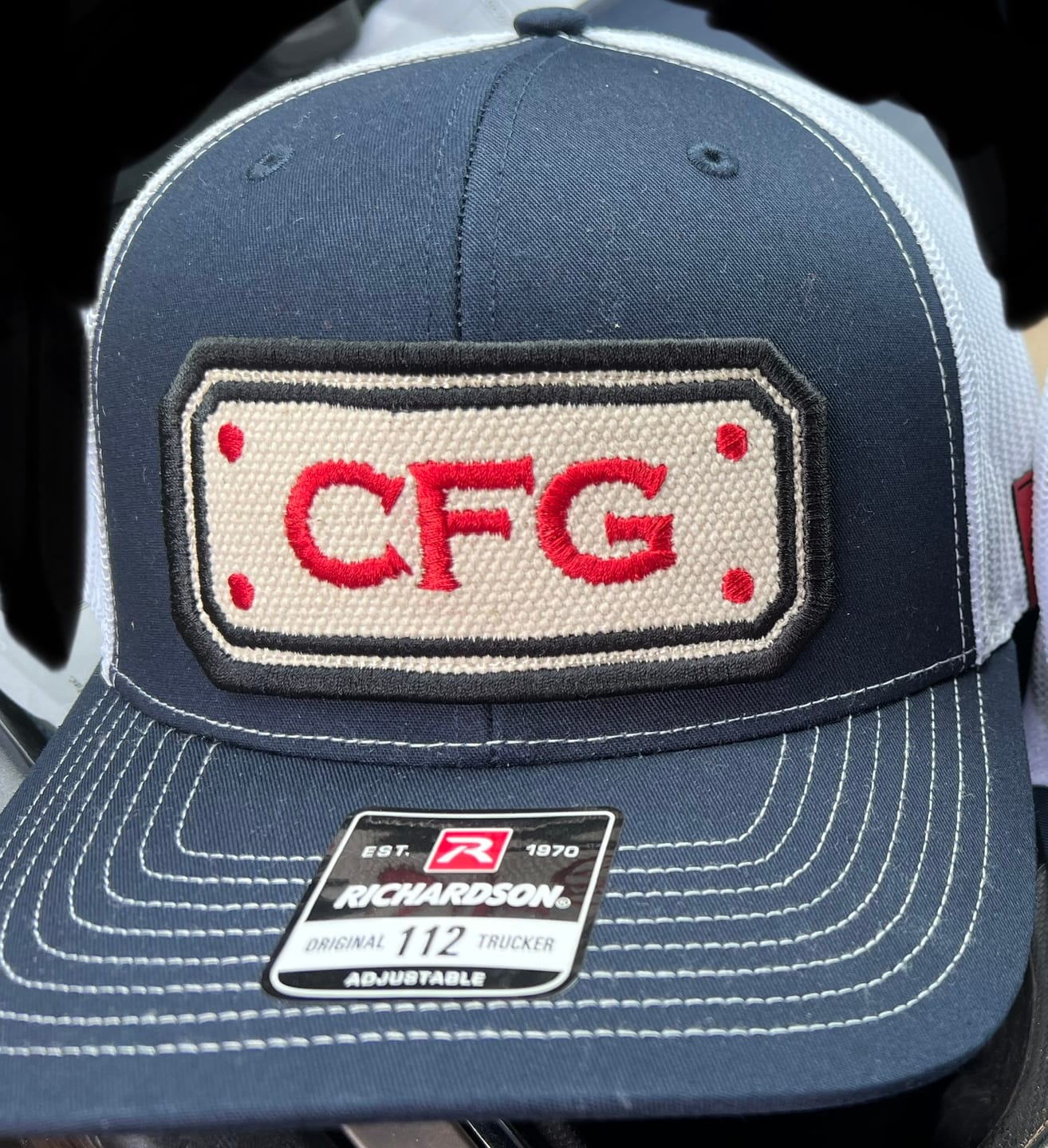 Customer photo review of LAYOVER DESIGN with custom back of hat