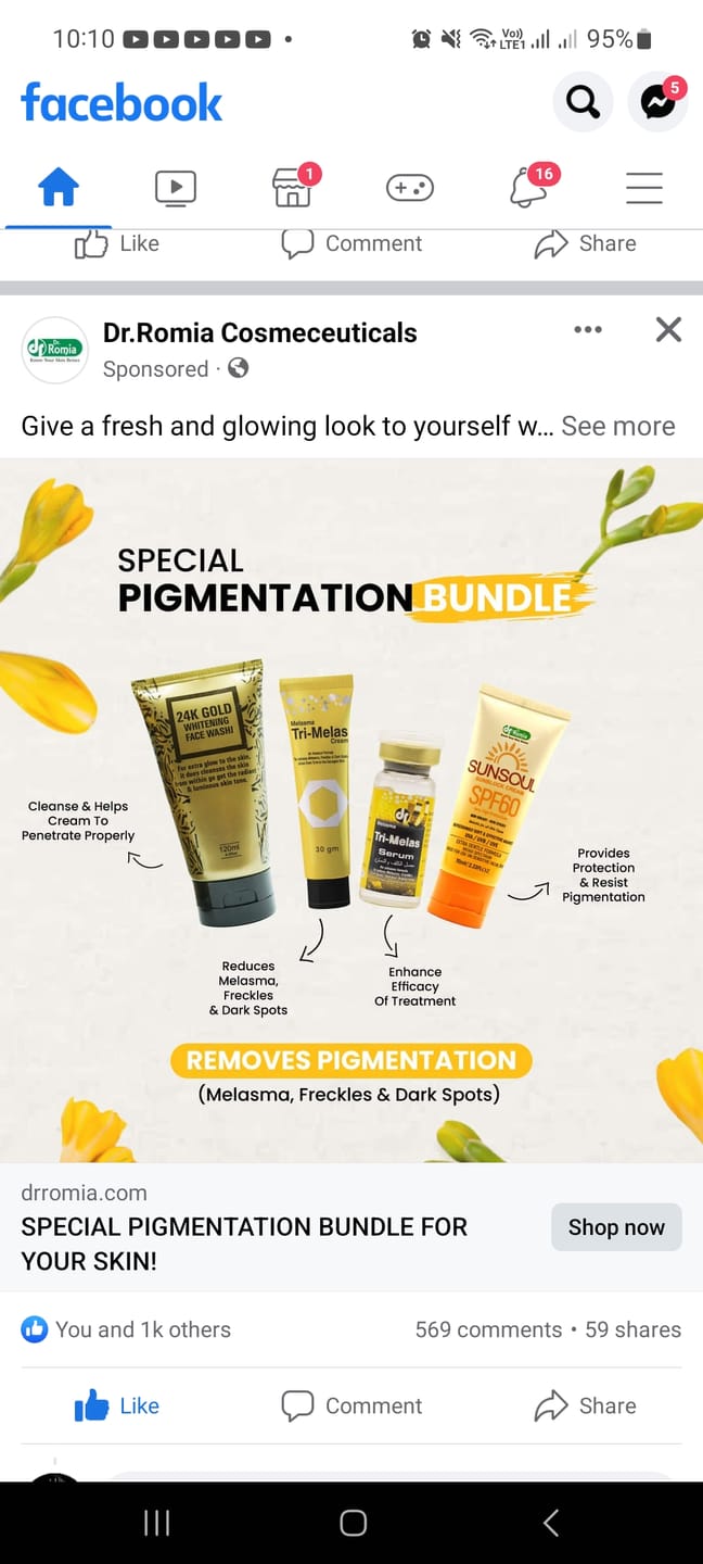 Customer photo review of SPECIAL PIGMENTATION BUNDLE (MELASMA, FRECKLES & DARK SPOTS)