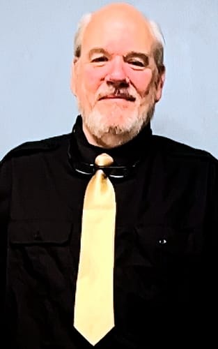 Customer photo review of 2PCS Mocha Brown Solid Men's Silk Necktie Hanky Set