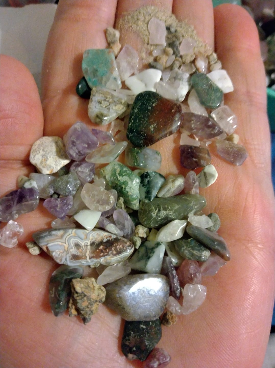Customer photo review of Scoop of Confetti Stones