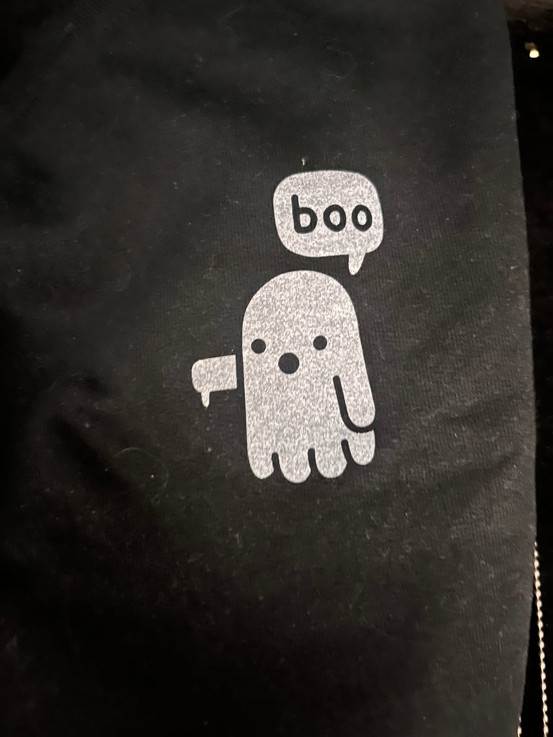 Customer photo review of Boo Ghost (Left Chest)