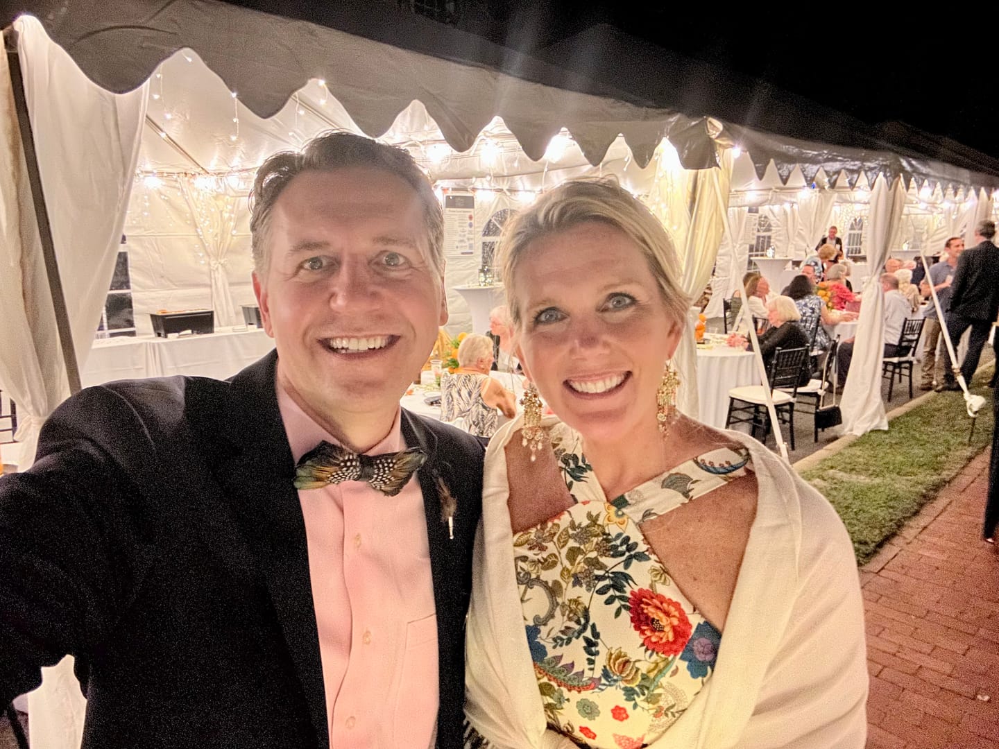 Customer photo review of The Dawson- Feather Bow Tie