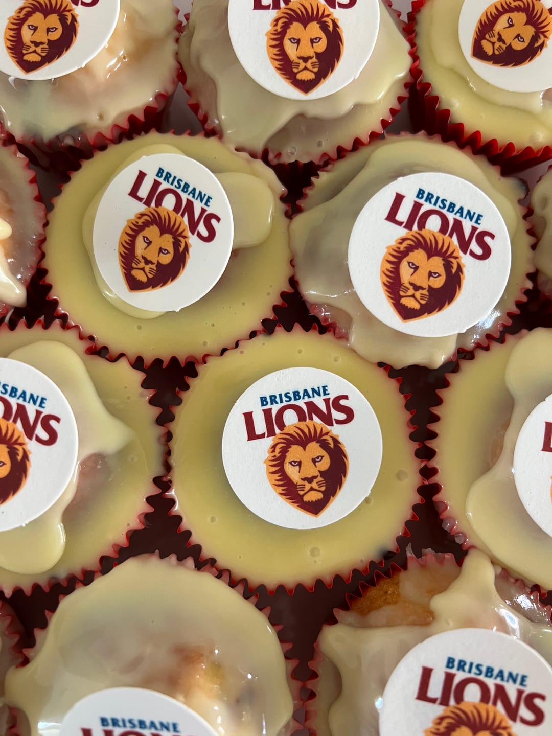 Customer photo review of Brisbane Lions AFL Club - Edible Icing Images