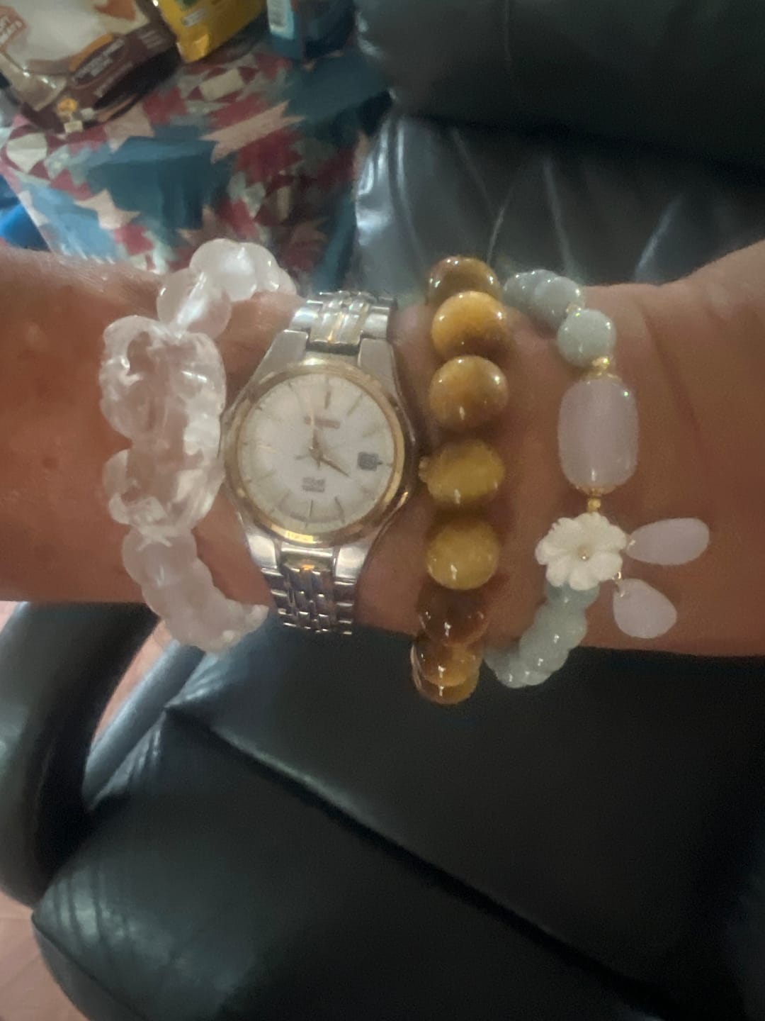Customer photo review of Elegant Jade Health Bracelet