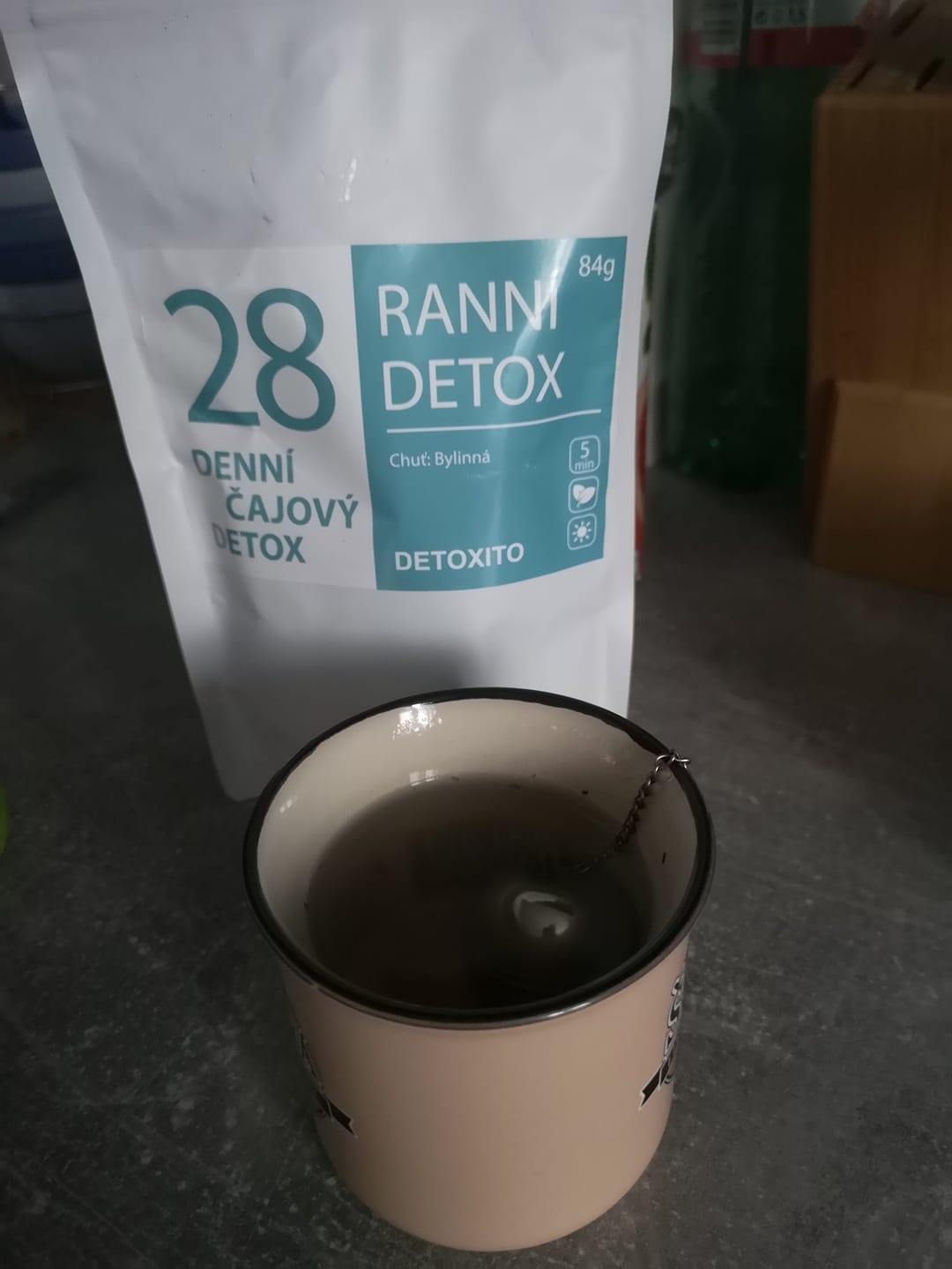 Customer photo review of Ranní Detoxikační čaj (28 denní)