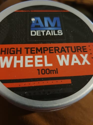 Customer photo review of AM Wheel Wax - High Temperature Wax - 100ml