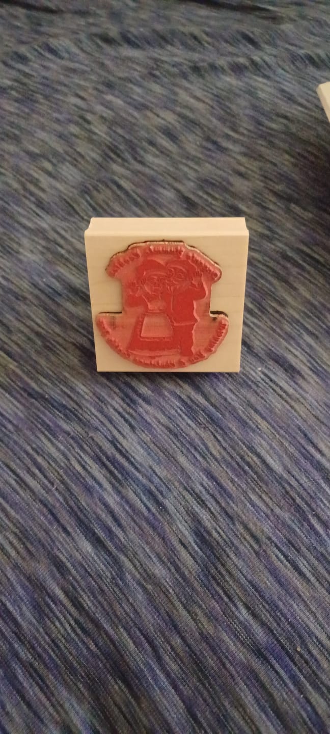 Customer photo review of Wood Stamp
