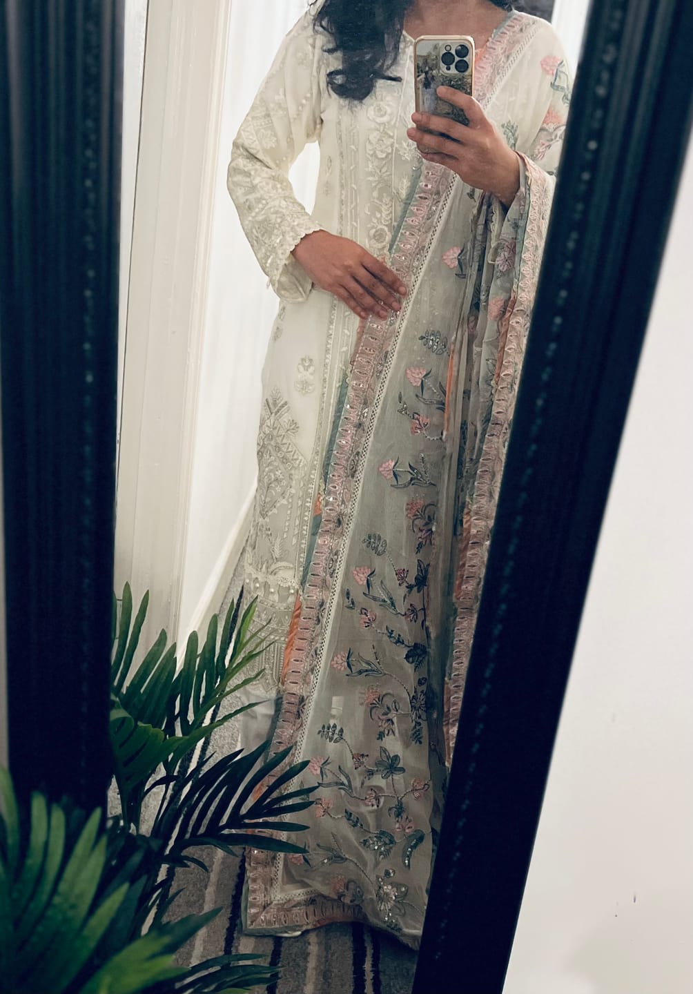 Customer photo review of Cemile 03-R - Readymade - Embroidered Chiffon Eid Collection by Gulaal 2023