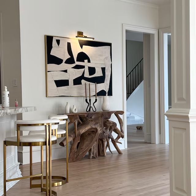 Customer photo review of Abstract Tranquility Art Painting #WS008