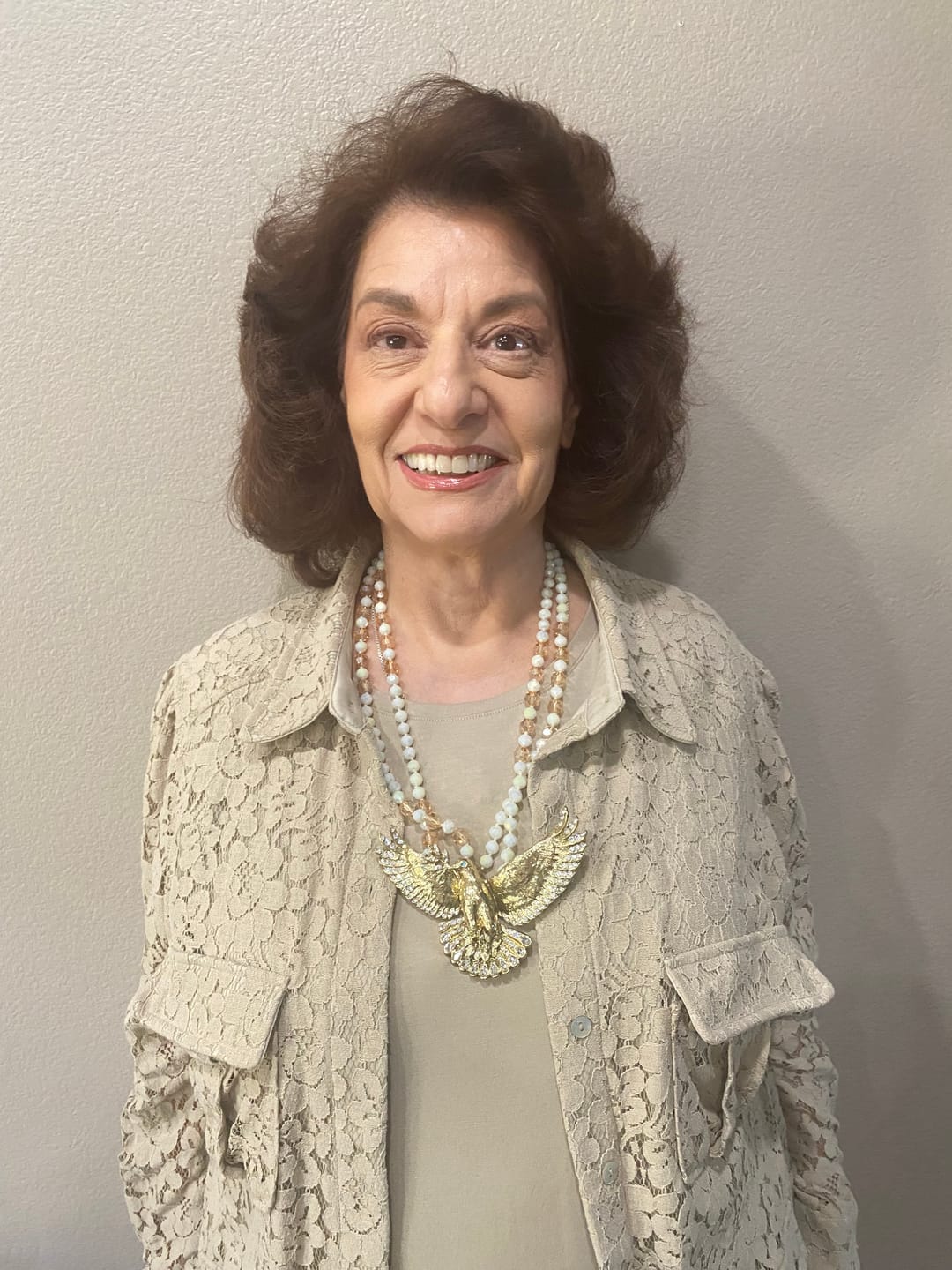 Customer photo review of Heidi Daus® "Starting Lineup" Strand Bead Set Of Three Necklaces
