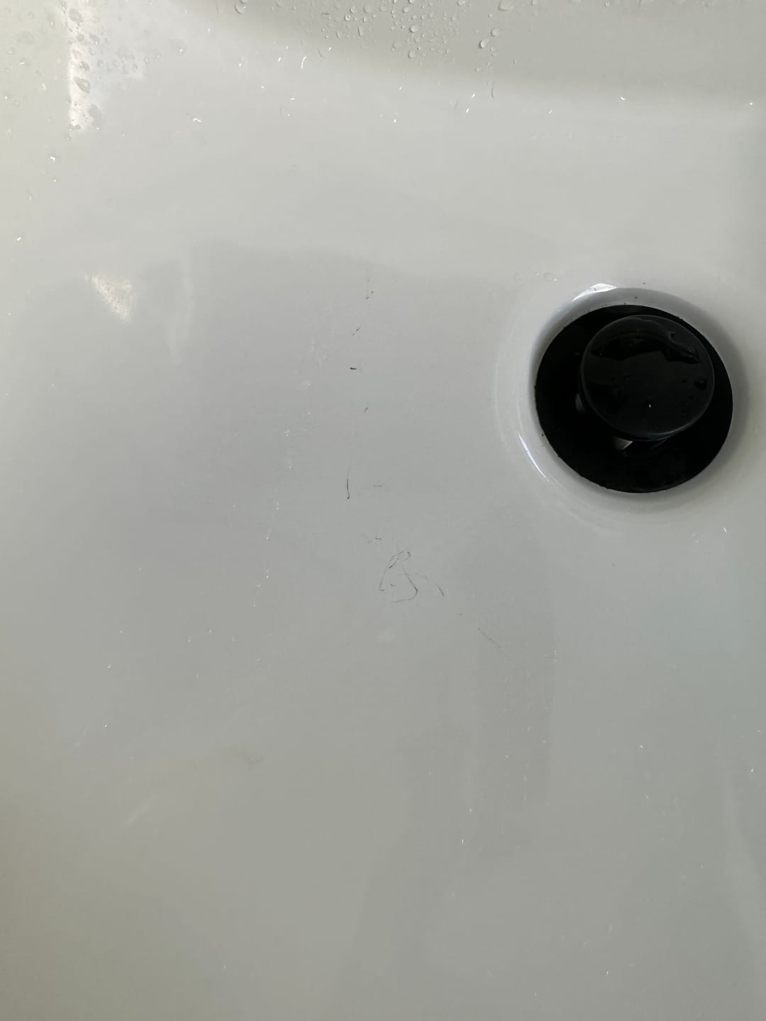 Customer photo review of Bridgeport 60" Satin White Bathroom Vanity