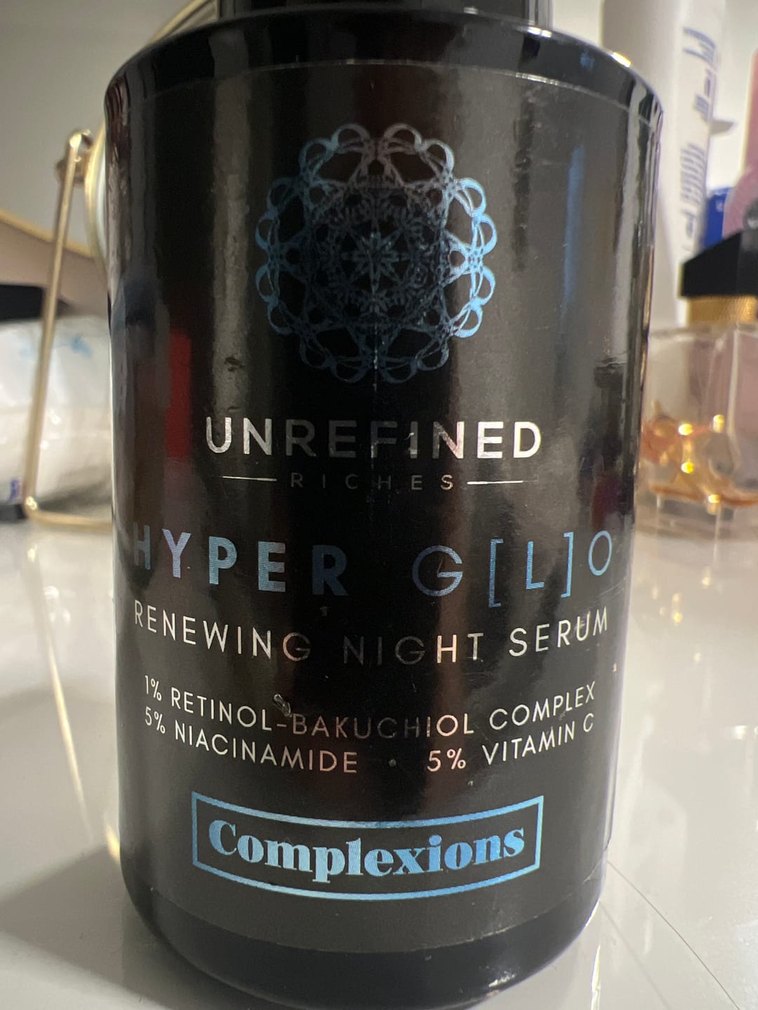 Customer photo review of HYPER G[L]O - Renewing Night Serum