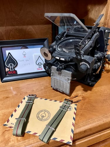 Customer photo review of Five Eye Nylon Watch Strap