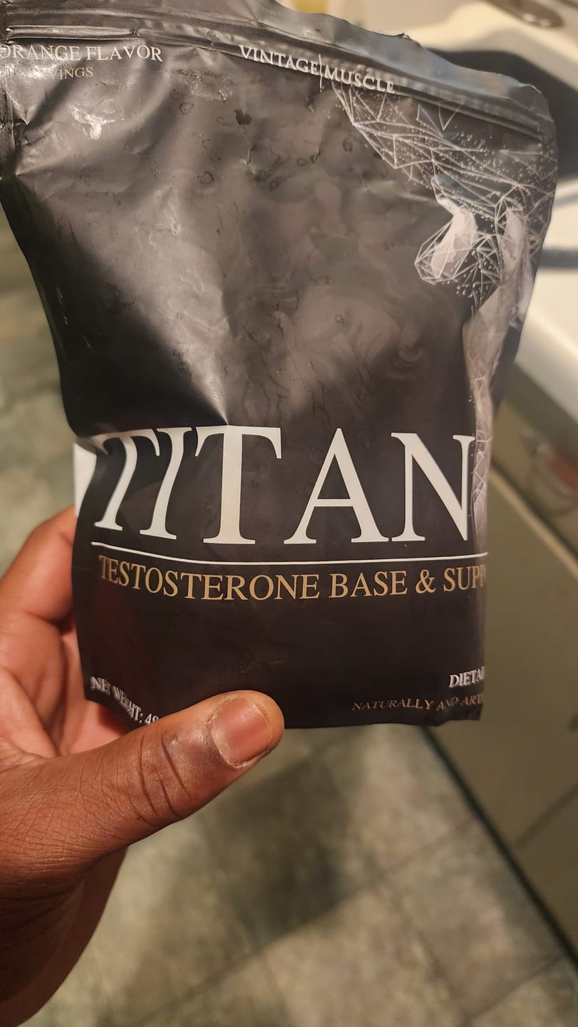 Customer photo review of TITAN - Natty Testosterone Base Blend