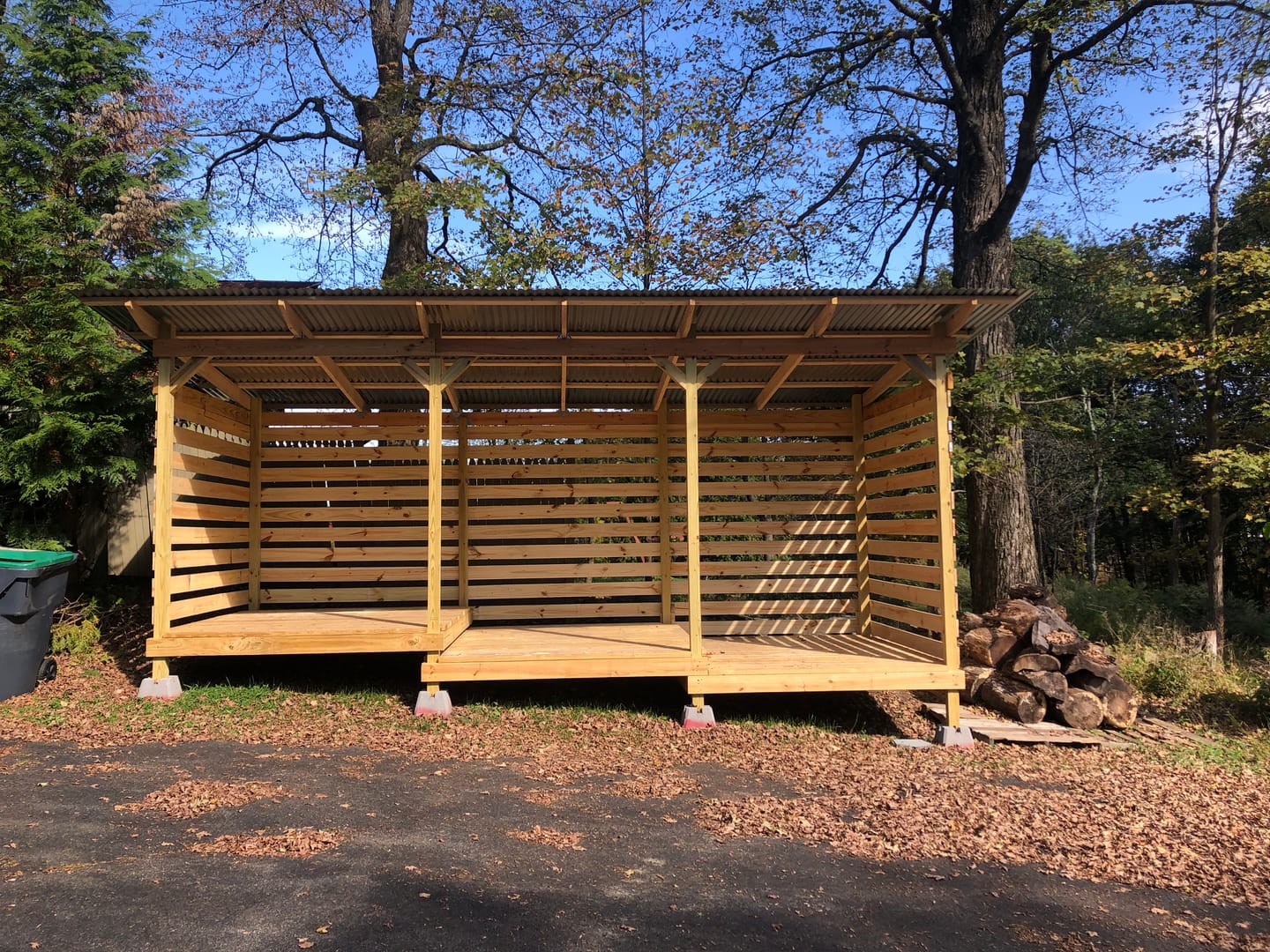 Customer photo review of Outdoor Storage Shed Plans