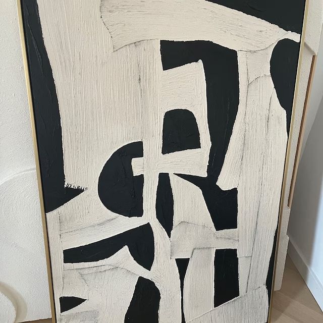 Customer photo review of Abstract Tranquility Art Painting #WS008