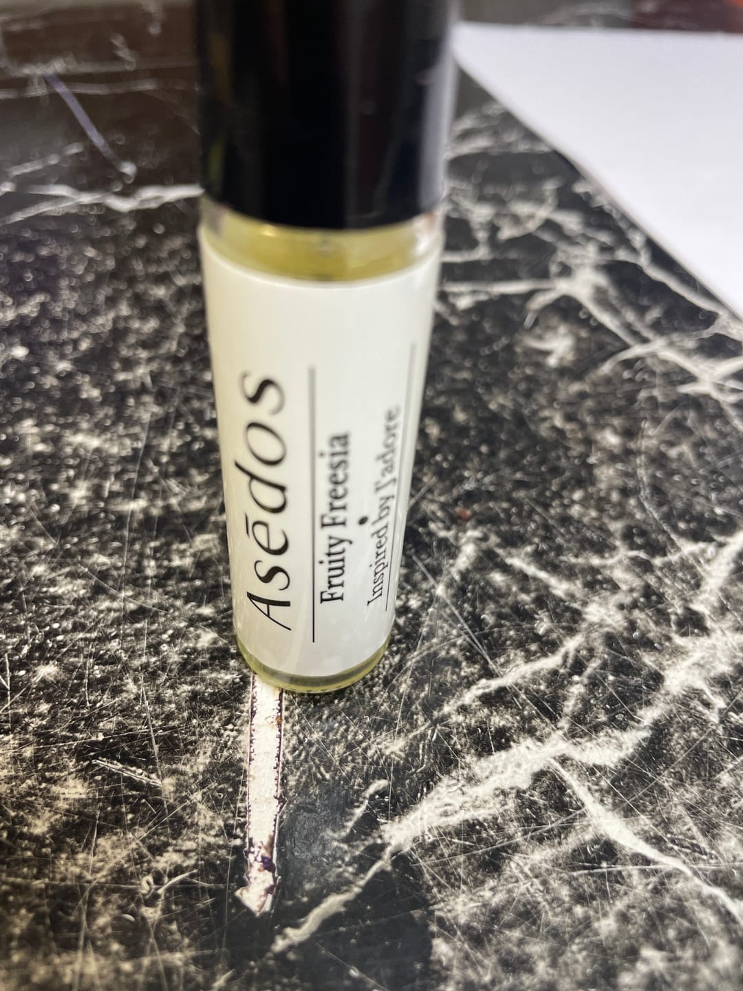 Customer photo review of FRUITY FREESIA PERFUME OIL