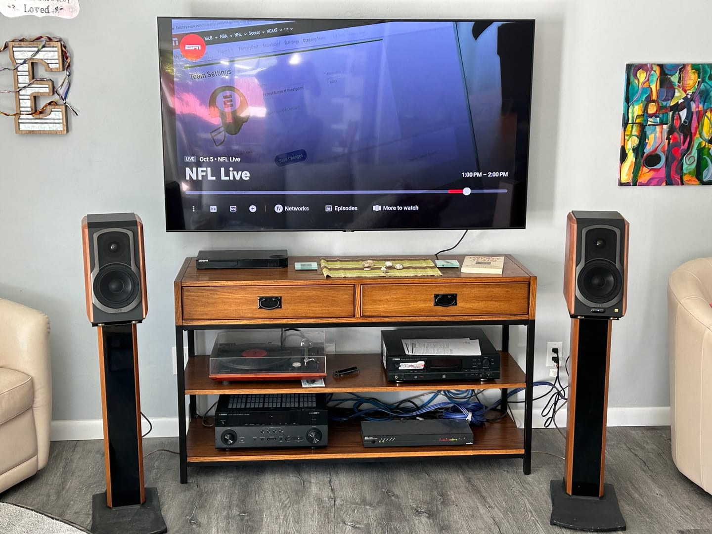 Customer photo review of Edifier S1000MKII Audiophile Active Bookshelf 2.0 Speakers