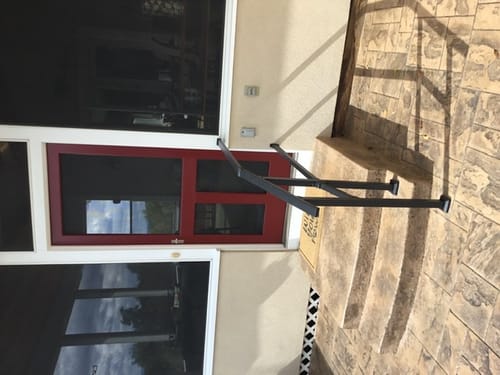Customer photo review of Stairs Handrail Wall Extension
