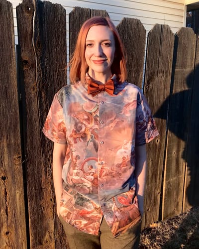 Customer photo review of Angels BUTTONED SHIRT