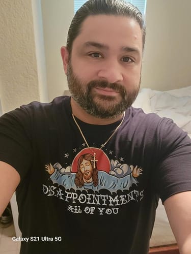 Customer photo review of Premium Disappointments All Of You Old School T-shirt