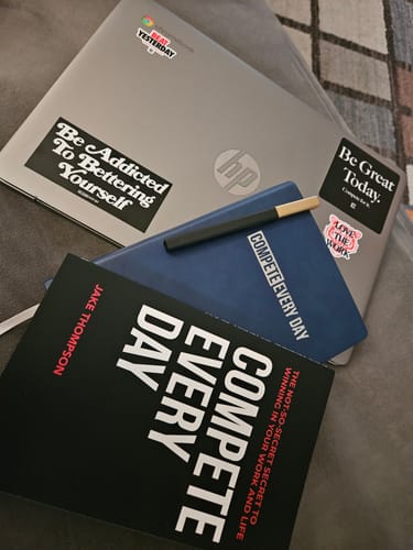 Customer photo review of Compete Every Day: The Not-So-Secret Secret to Winning at Work and Life