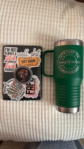 Customer photo review of It's Okay Not to be Okay Sticker