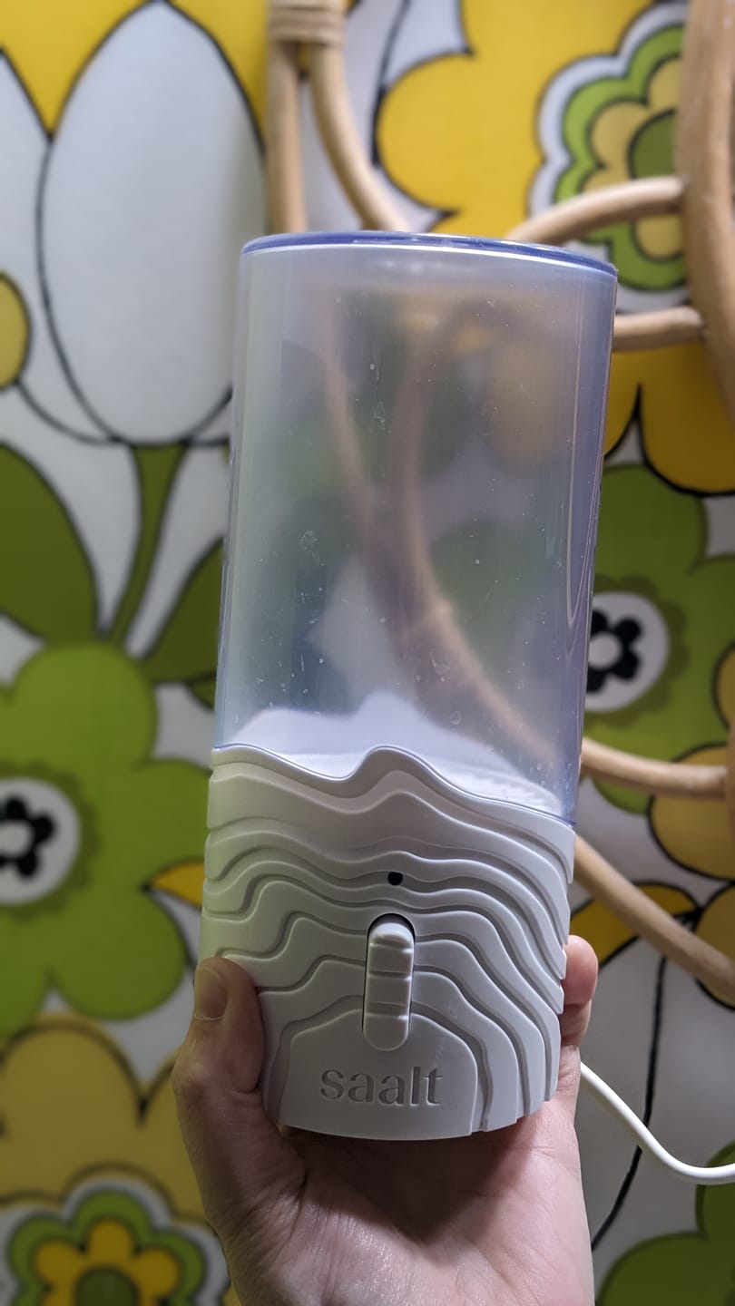 Customer photo review of Saalt Cup + Disc Steamer