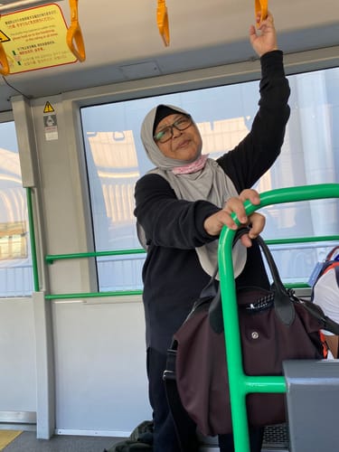 Customer photo review of Sarung Umma Sport Silver Fog