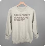 Customer photo review of Drink Coffee Read Books Be Happy