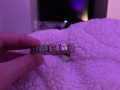 Customer photo review of Original Italian Charm Bracelet