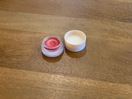 Customer photo review of Plush Ritual Ceramide Lip Treatment - Tints