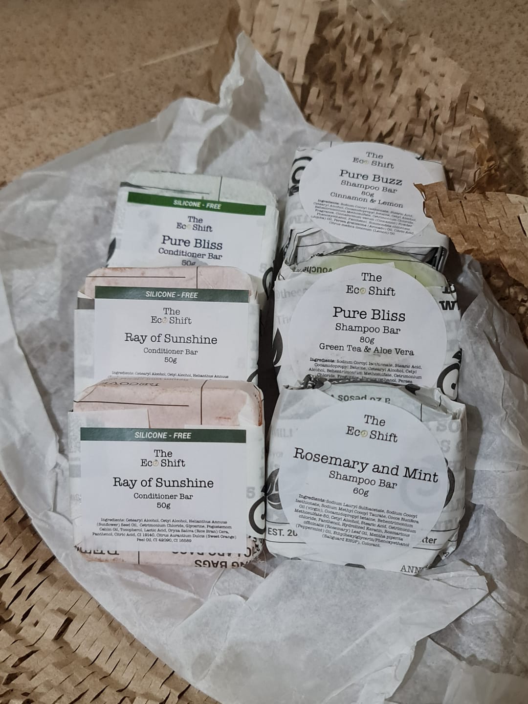 Customer photo review of Anti Dandruff Shampoo Bar Pure Buzz