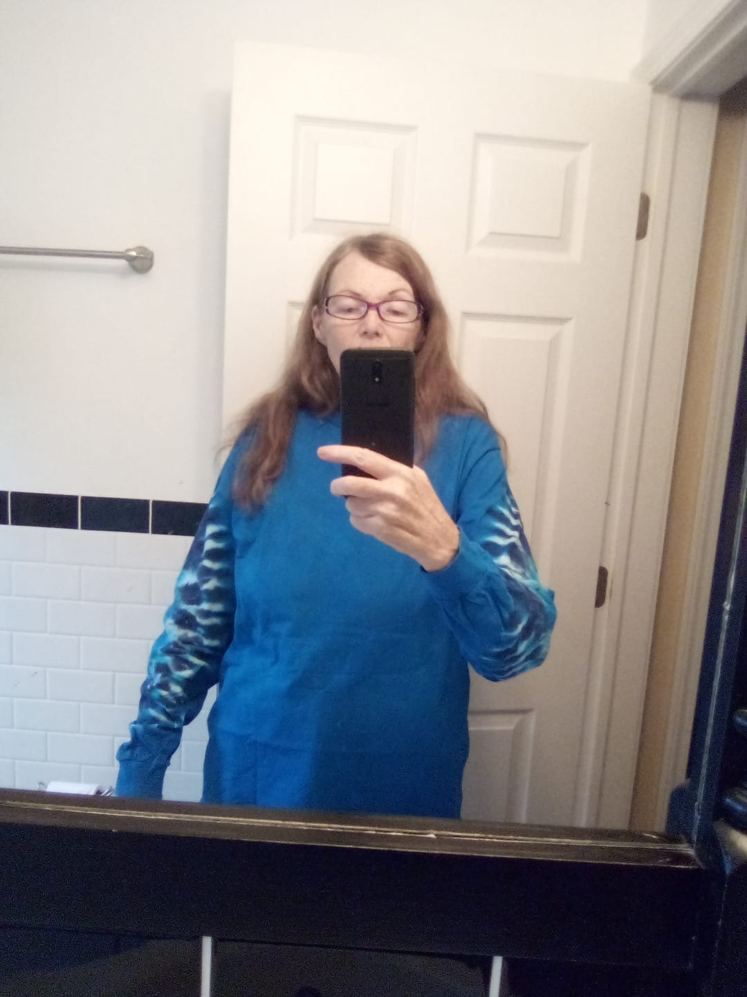 Customer photo review of Windjammer Long Sleeve Tie Dye T Shirt