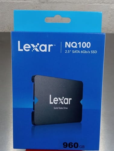 Customer photo review of Disco Solido Lexar 960GB 2.5 SATA 6Gb/s
